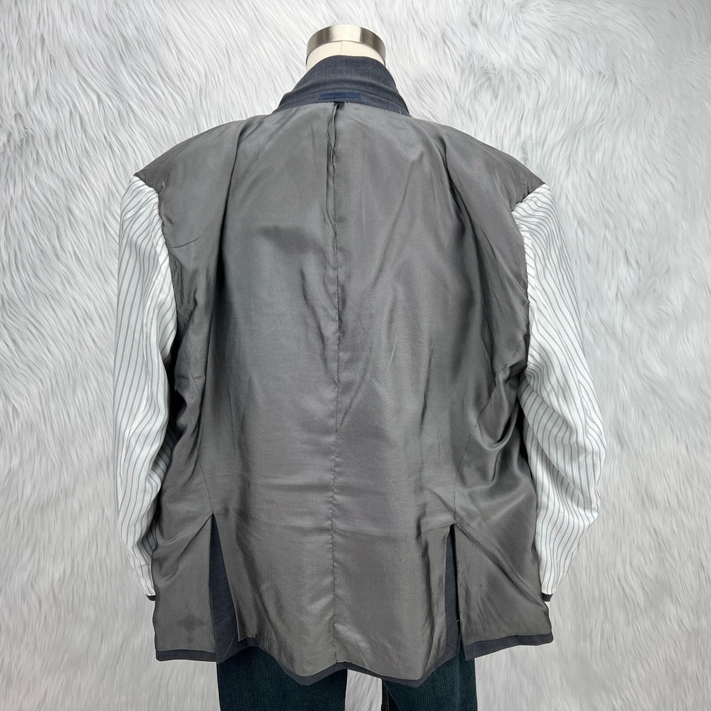 Jos A Bank 1905 Men Sz 50R Sport Coat Blazer Jacket Tailored Fit Wool Gray - Picture 11 of 16